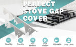 Stove Gap Covers Stainless Steel, 2 Pack Stove Gap Filler Easy Retractable Length 13.8" to 27.5", Width 0.79" ALMCALS Range Trim Kit, Heat Resistant Guard Between Stove Top & Counter - Image 8