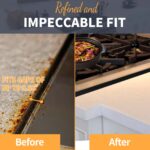 Upgrade 316 Stainless Steel Stove Gap Covers, 2 Pack Stove Gap Filler ALMCALS Stove Gap Guards Range Trim Kit Heat Resistant Oven Gap Filler Between Stovetop and Counter - Image 5