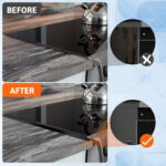 Stove Gap Covers Stainless Steel, 2 Pack Stove Gap Filler Easy Retractable Length 13.8" to 27.5", Width 0.79" ALMCALS Stove Gap Guards Range Trim Kit, Heat Resistant Guard Between Stove Top & Counter - Image 7