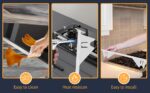 Upgrade 316 Stainless Steel Stove Gap Covers, 2 Pack Stove Gap Filler ALMCALS Stove Gap Guards Range Trim Kit Heat Resistant Oven Gap Filler Between Stovetop and Counter - Image 9